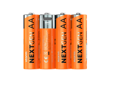 Rechargeable AA Batteries with USB-C - 4 Pack
